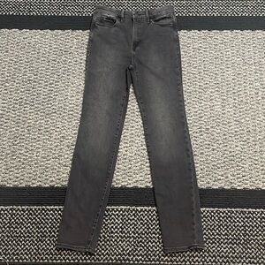 Good American Jeans Women’s Size 8/29 High Rise Y2K Skinny Fading Black Stretch